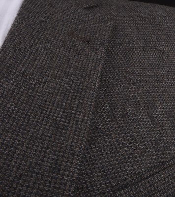 %100 Saf Yün Ceket /kahve dokulu  (3224) - 2