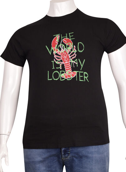 Sıfır Yaka Baskılı T-Shirt (BKT0303) - 1